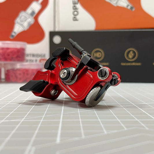 Heavy Duty Tattoo Machine Adjustable Stroke Red