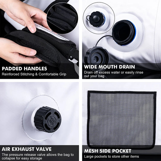 Portable Fishing Tackle Bag Small Waterproof Cooler