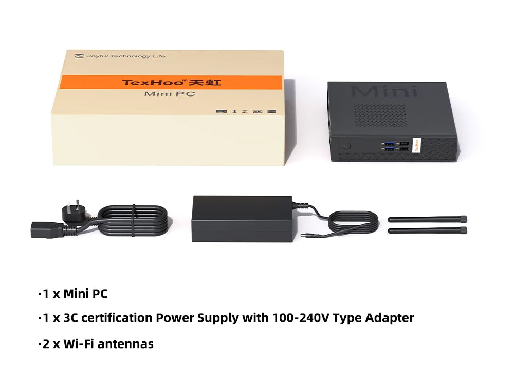 Compact Desktop i7 4GB RAM 128GB Storage Mini PC