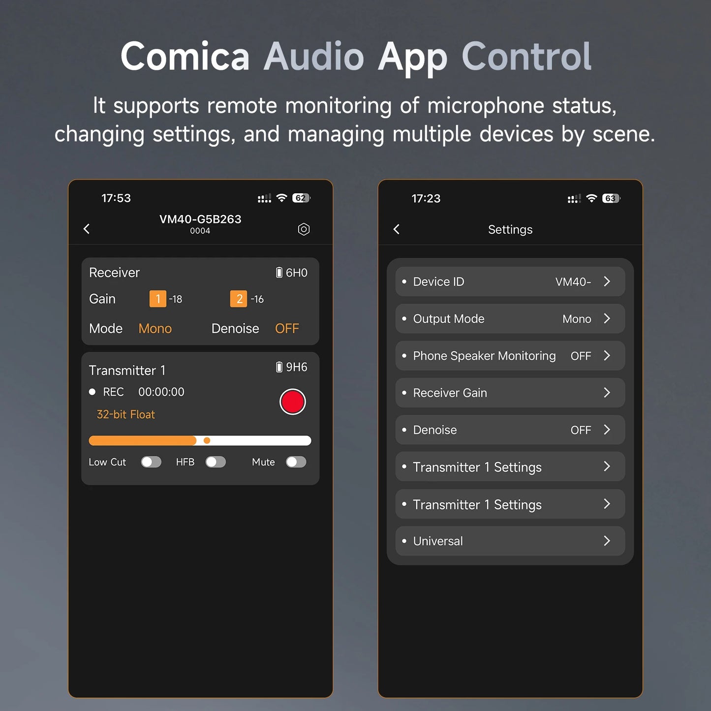 VM40 Wired and Wireless Professional Shotgun Microphone