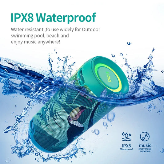 Portable Bluetooth Speaker 60W with Deep Bass and Amplifier