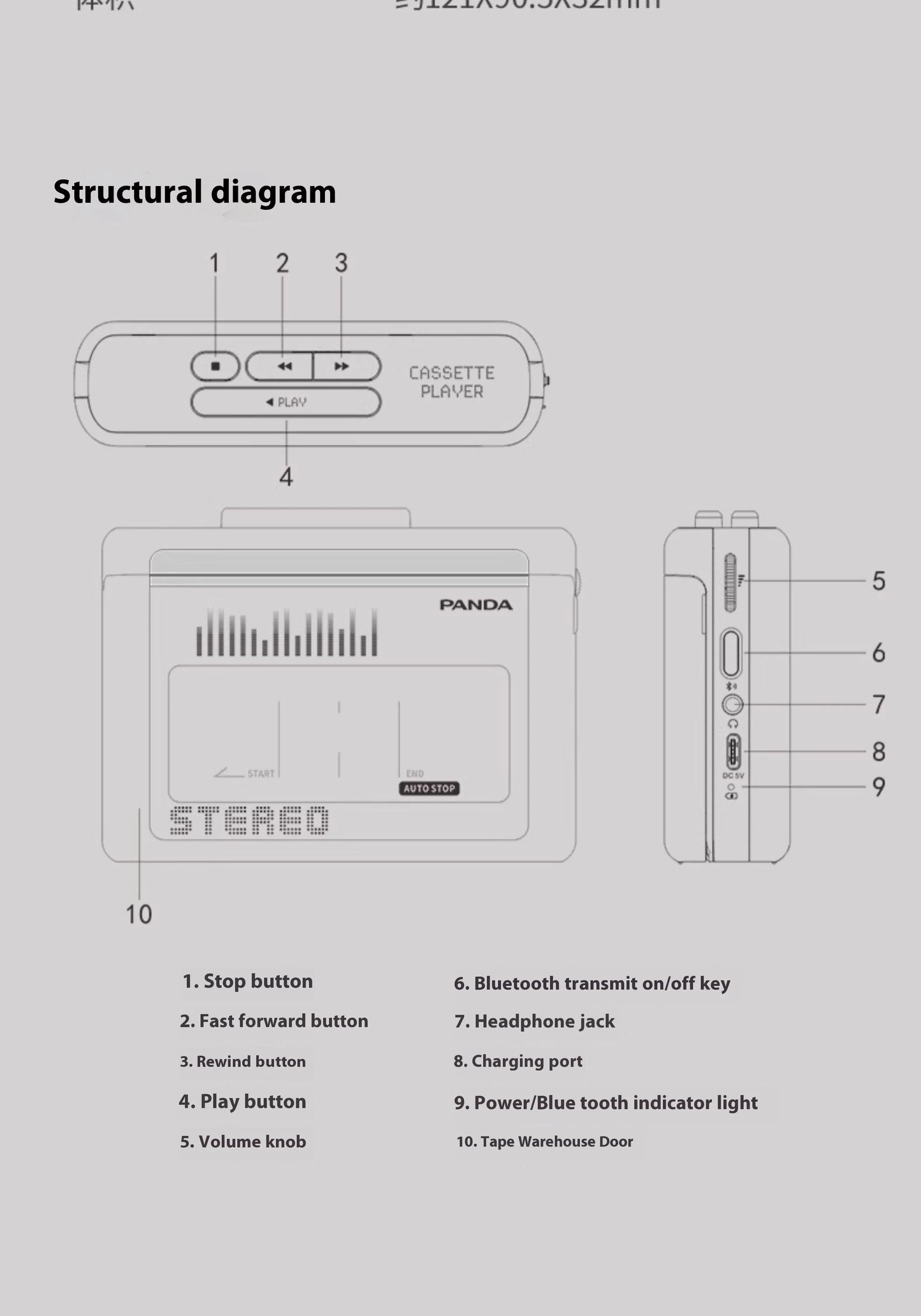 Portable Pink Cassette Player Classic Stereo