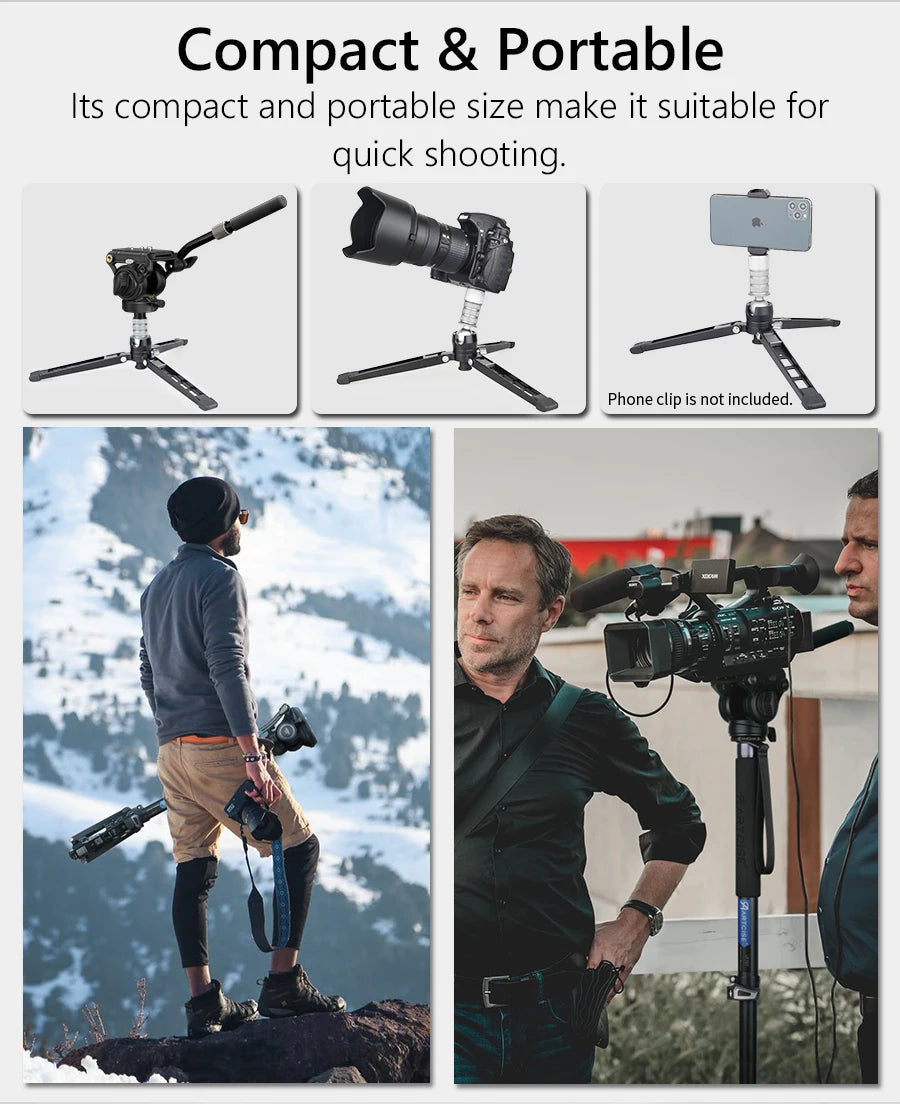 Portable Camera Monopod Mini Tripod Stand for DSLR