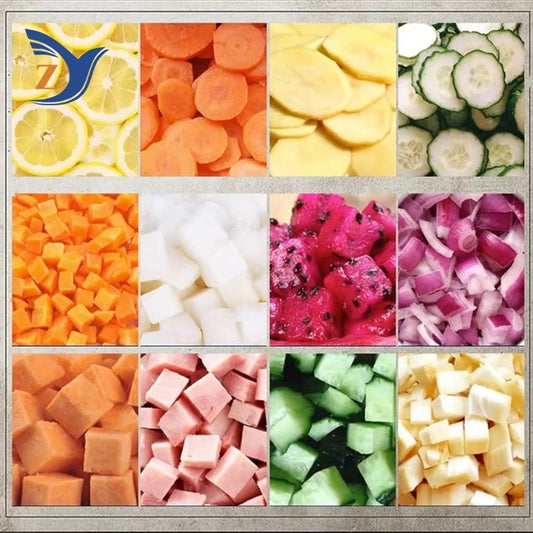 Electric Fruit and Vegetable Cube Cutter with 5 Blades
