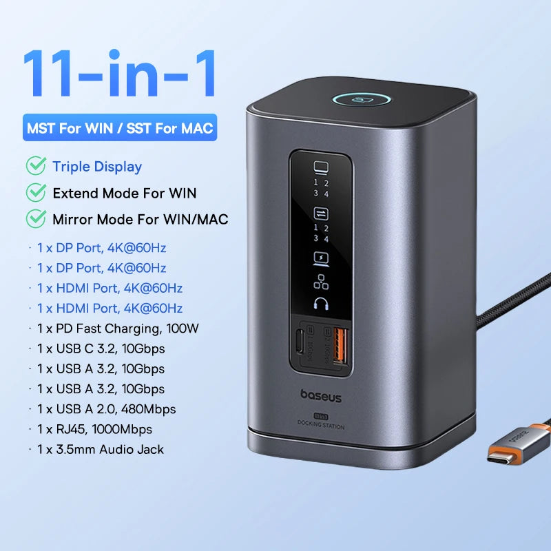 USB C Hub with 4K HDMI and PD 100W