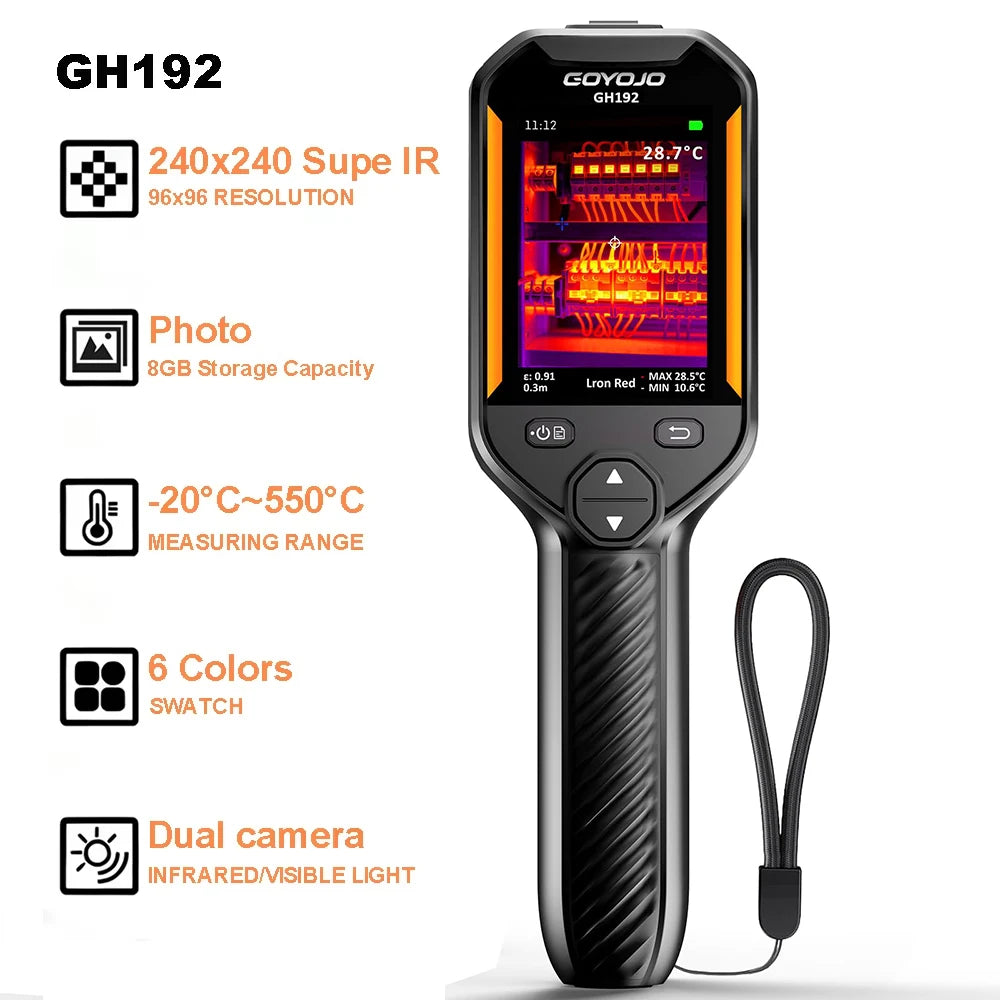 GH192 High-Resolution Thermal Imaging Inspection Camera