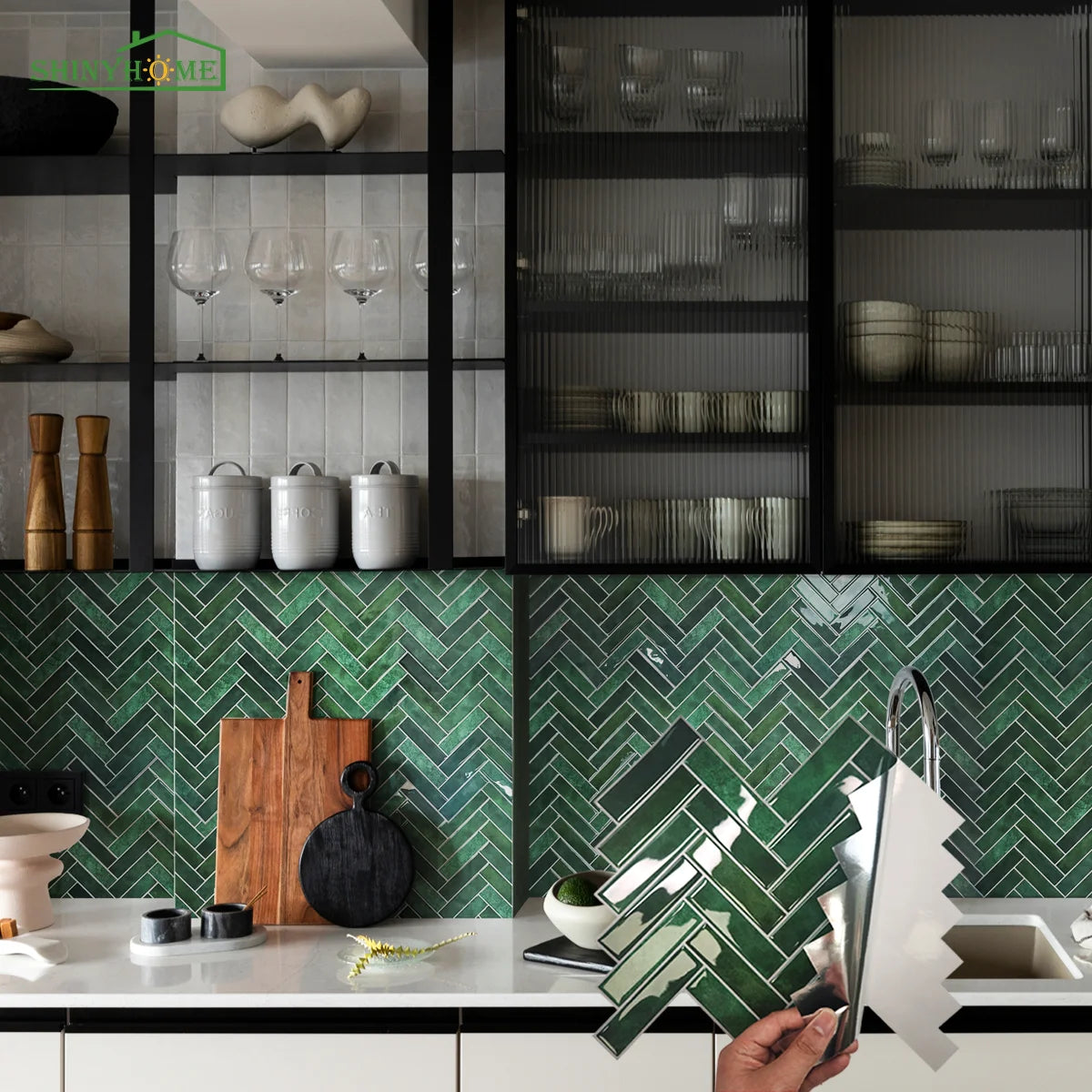 30 PCS Kitchen and Bathroom Tile 3D Heat Proof DIY Ready