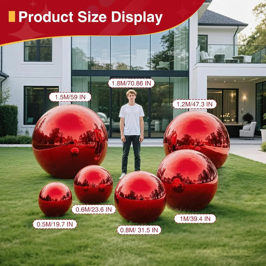 Giant Black 15.7 Shiny Inflatable Disco Ball