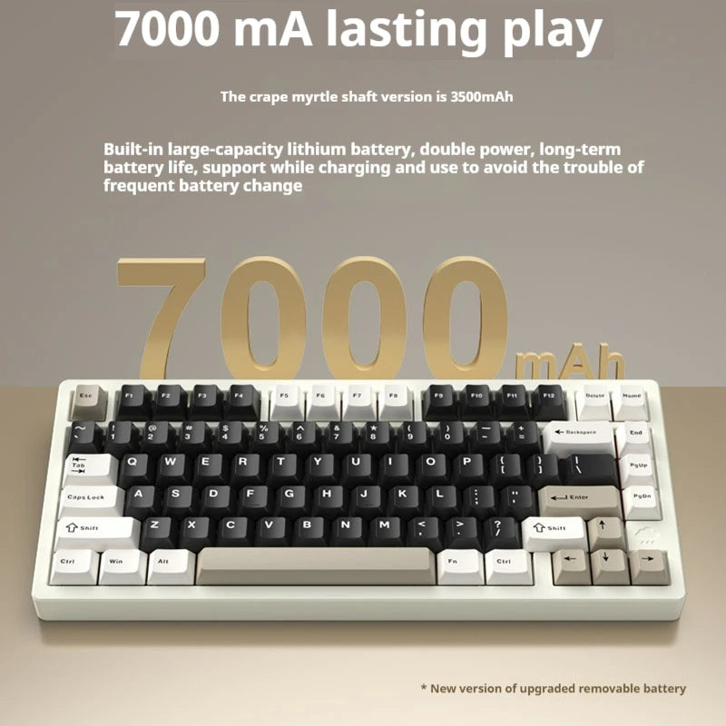 Wireless Mechanical Gaming Keyboard Black-Pro with RGB Backlight