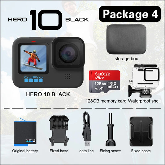 Waterproof 5.3K Sports Camera 128GB