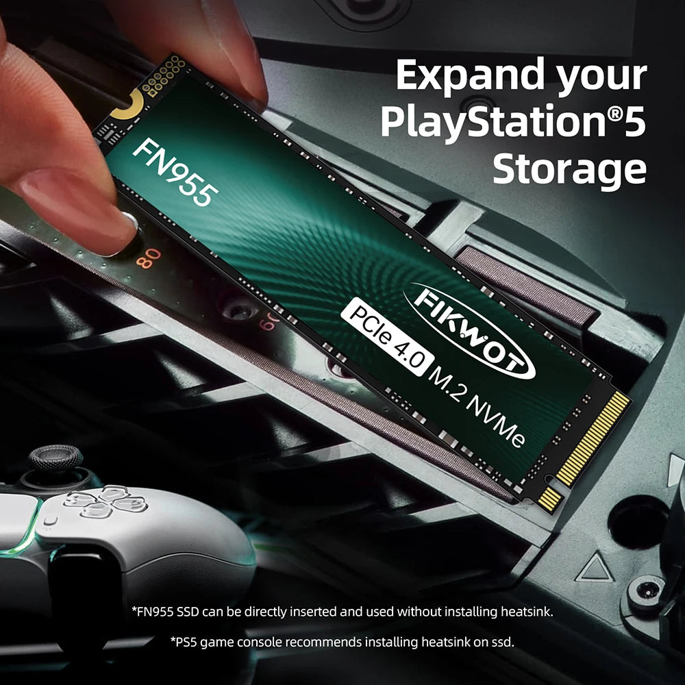 2TB High Speed M.2 NVMe SSD for PS5 Laptop Desktop