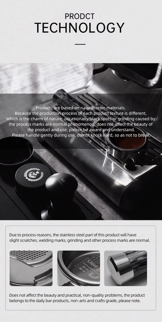 58mm Bottomless Portafilter Wood Handle for E61 Machines