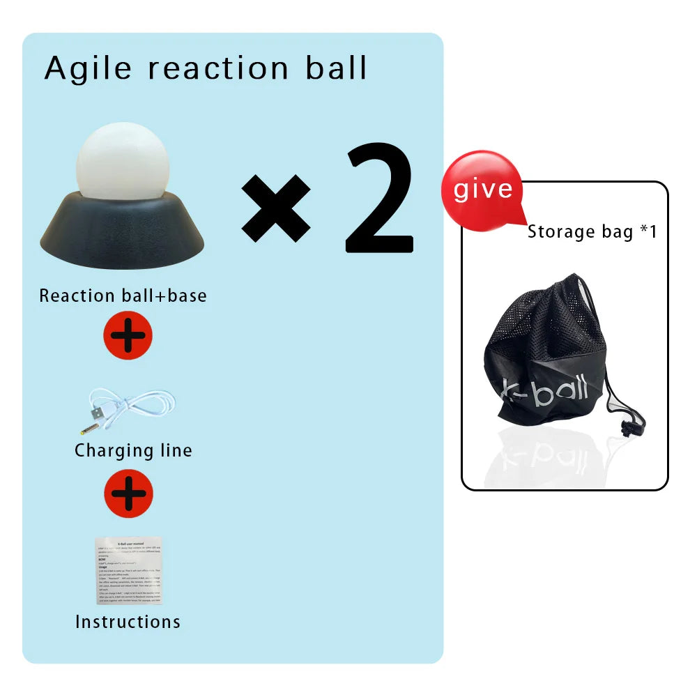 Smart Reaction Training Balls 2-Ball 2-Base Set
