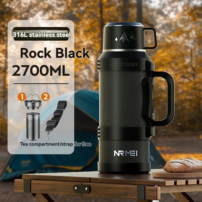Heavy-Duty 2.7L Vacuum Flask Hot & Cold