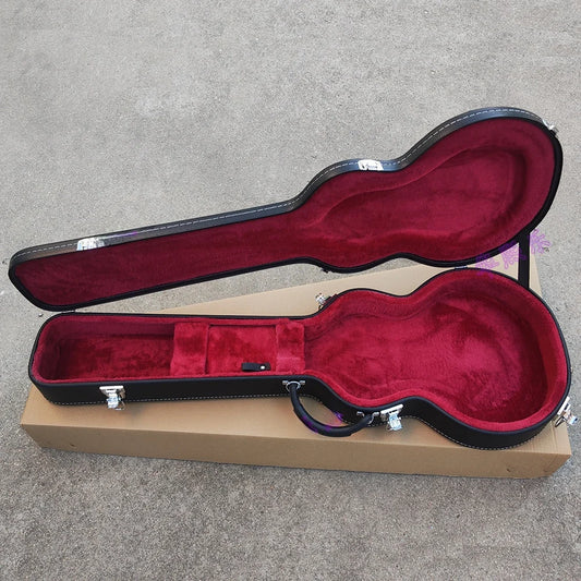 Premium Guitar Case LP Style Protective Carry Case Black