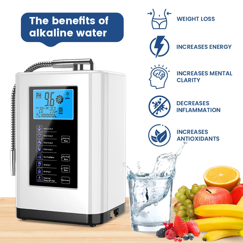 Alkaline Water Ionizer Machine with 5 Platinum Plates