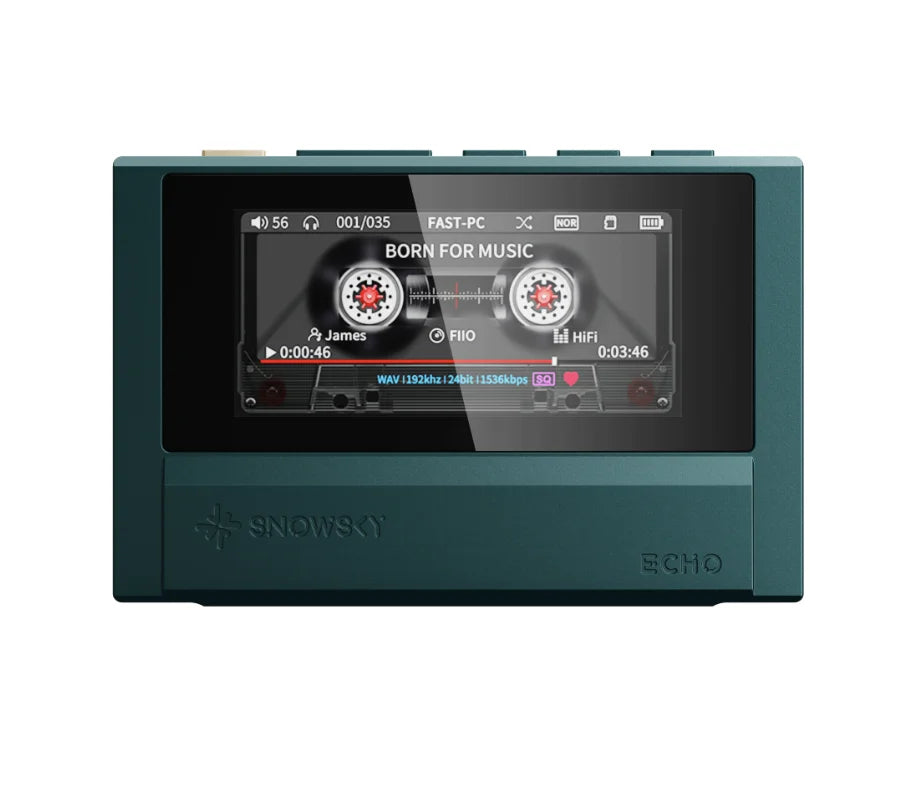 Portable Lossless Audio Player with HiFi DAC and Bluetooth