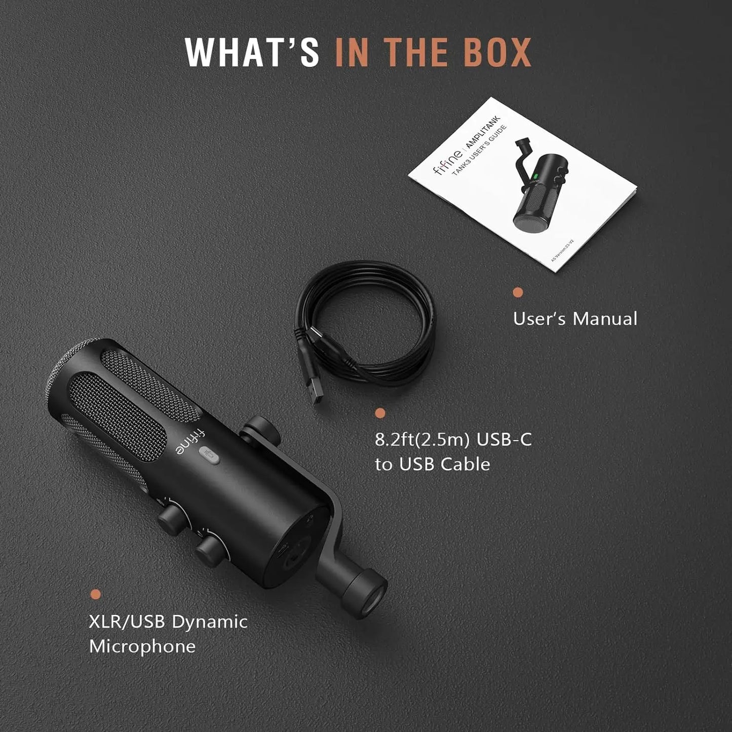 Premium Sound USB/XLR Microphone for Recording