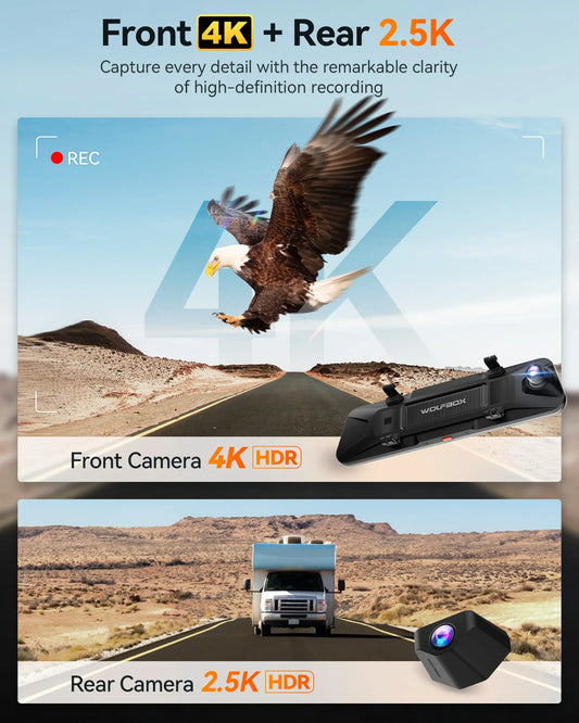 G900 PRO Dash Cam with Voice Control & GPS