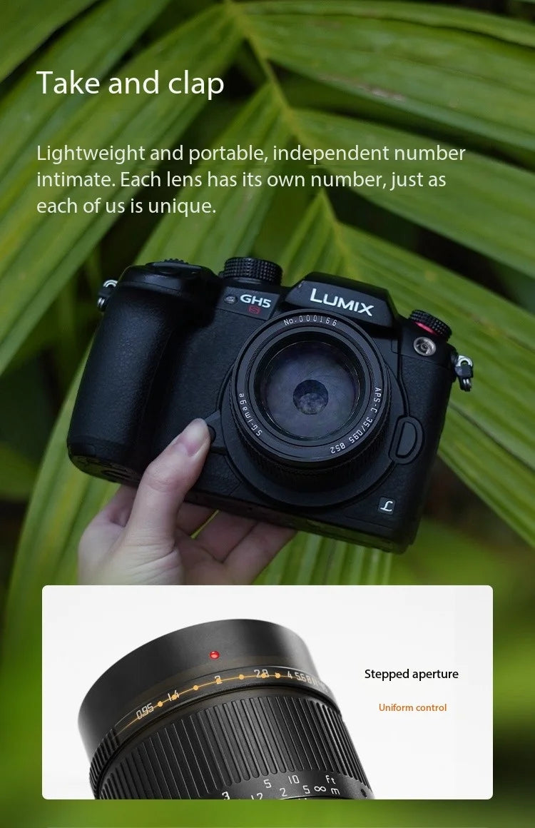 35mm F0.95 Prime Lens Manual Focus Canon RF