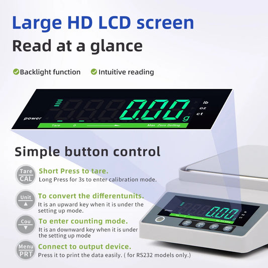 Heavy-Duty 10KG Electronic Scale with Accurate Readings