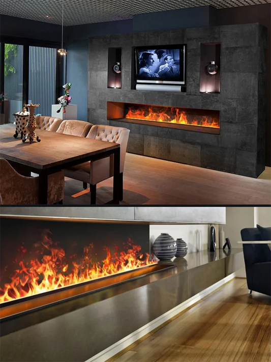 1000mm Remote Control Fireplace with Realistic Flame Effect