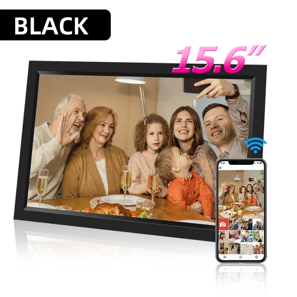 15.6" Smart Touchscreen Photo Frame 32GB WiFi