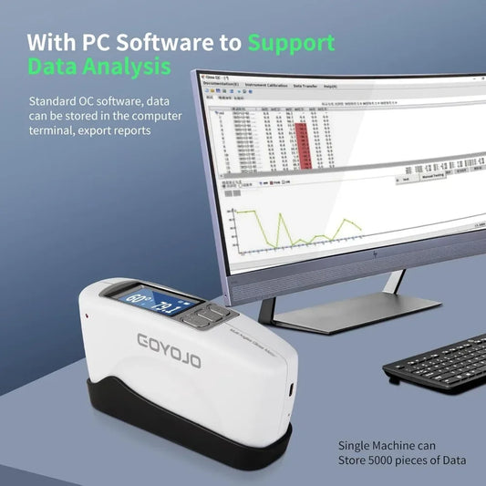 Portable 3 Angle Gloss Meter 20 60 85 Surface Tester