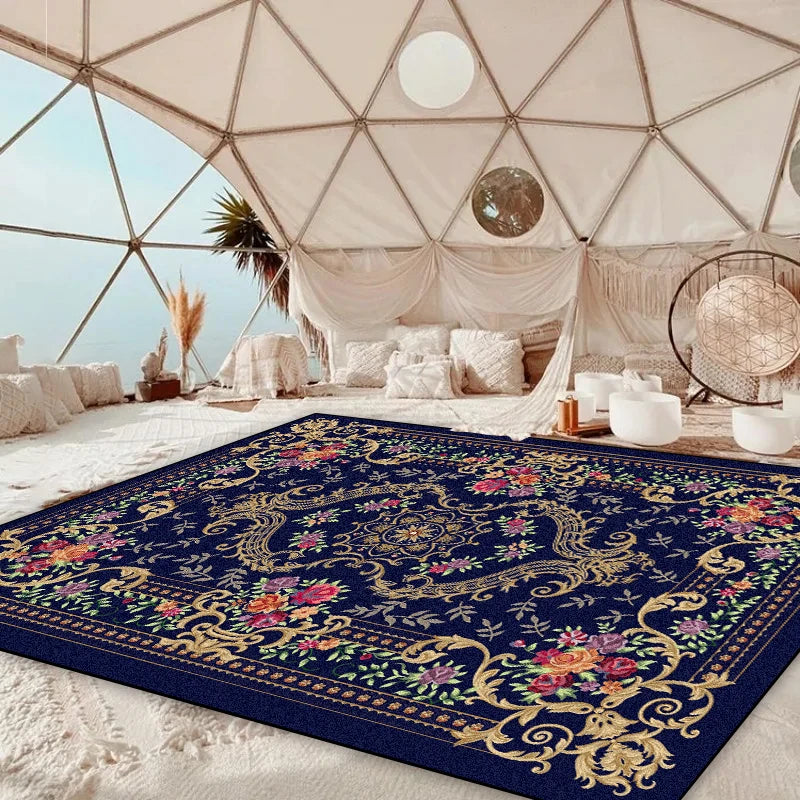 Cozy Soft Flannel Rug Thick Stylish Bohemian Bedroom Lounge Accent