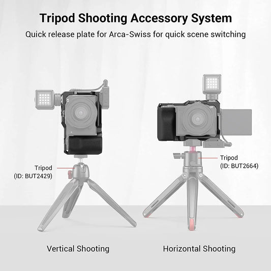 Camera Cage Kit with Grip for Sony ZV-E10