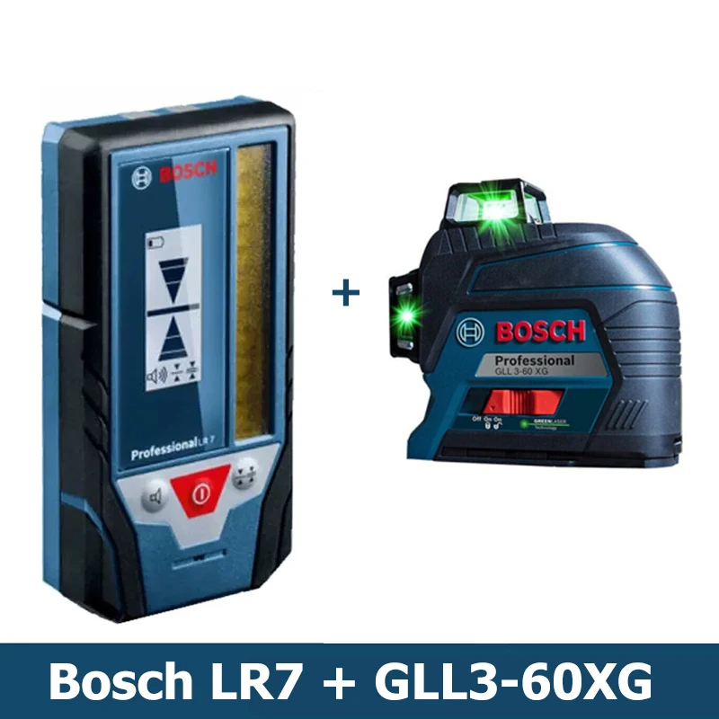 Bosch LR7 Professional 3D Laser Level 12-Line Red Green Beam
