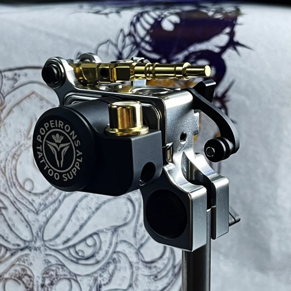 Rotary Tattoo Machine Adjustable Stroke 3-5mm Silver