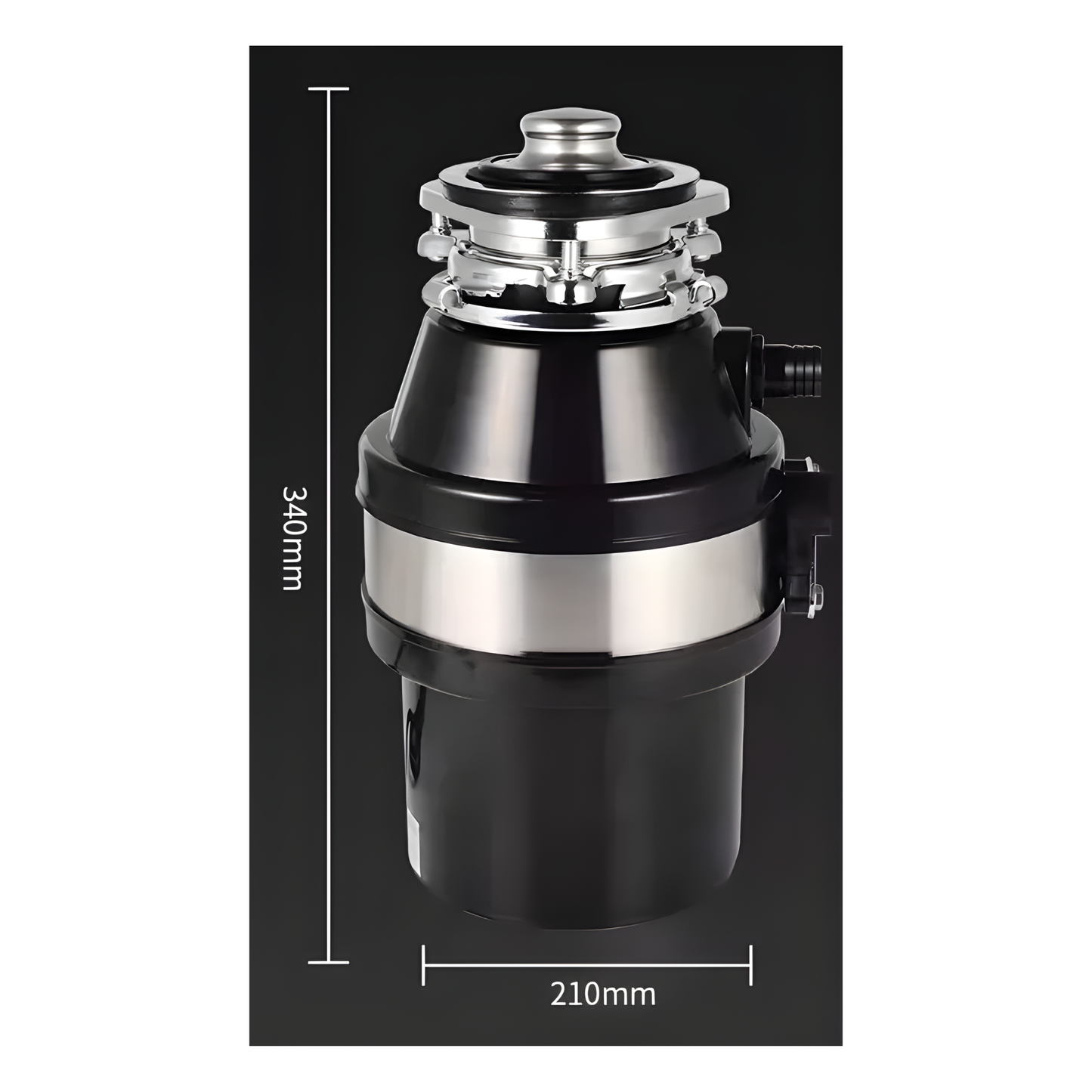 220V Kitchen Food Waste Disposer for Sink Cleanup