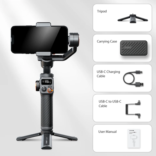 Foldable 3-Axis Phone Gimbal Stabilizer