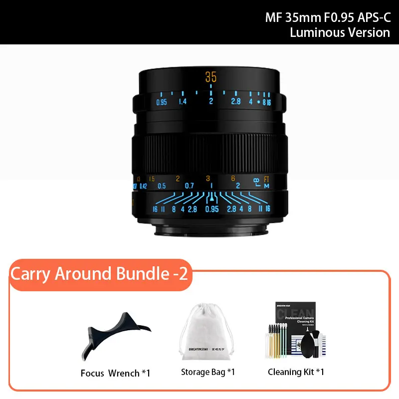 35mm F0.95 APS-C Manual Focus Lens Fuji XF
