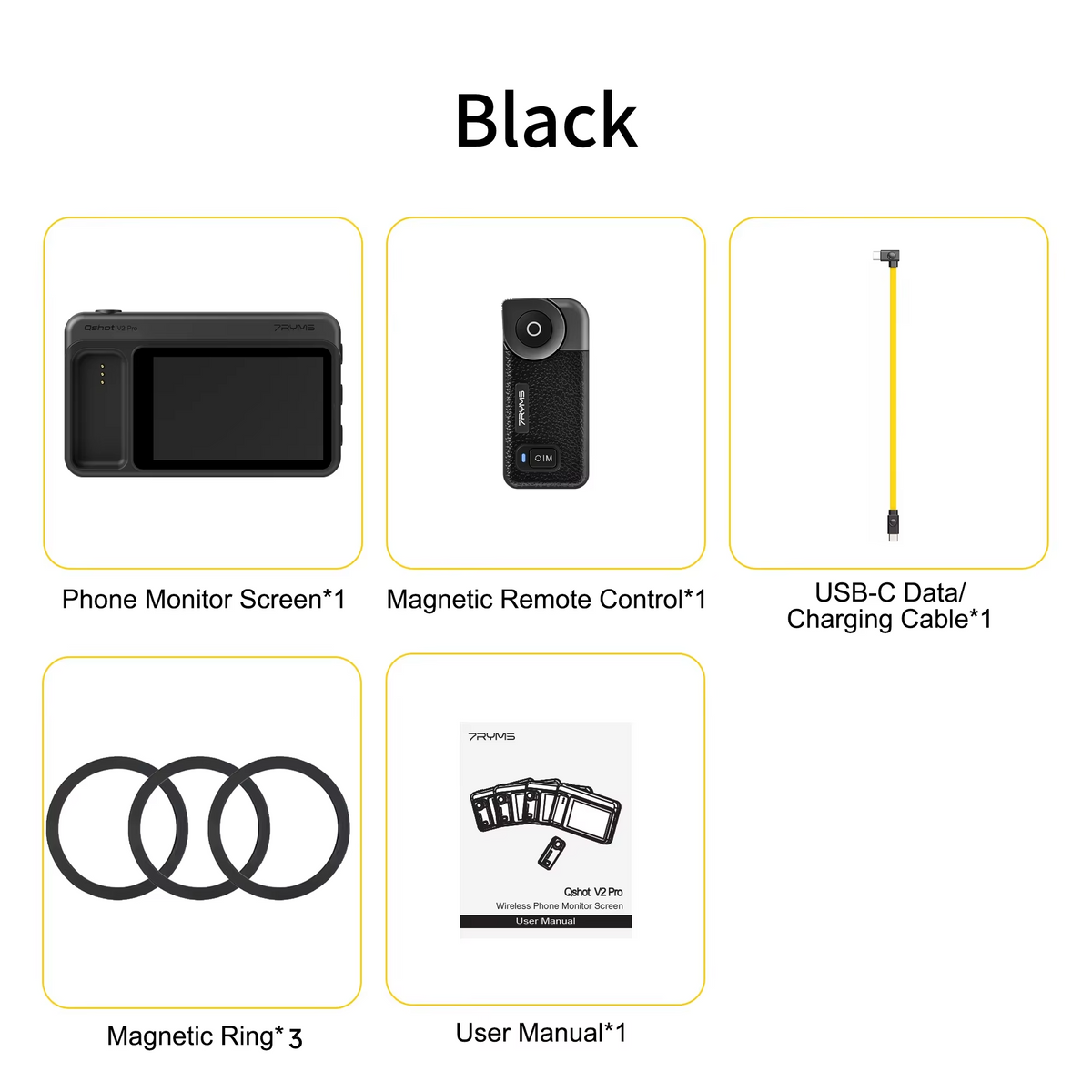 Wireless Selfie Monitor 4K/60fps with Remote for Smartphone Vlogging