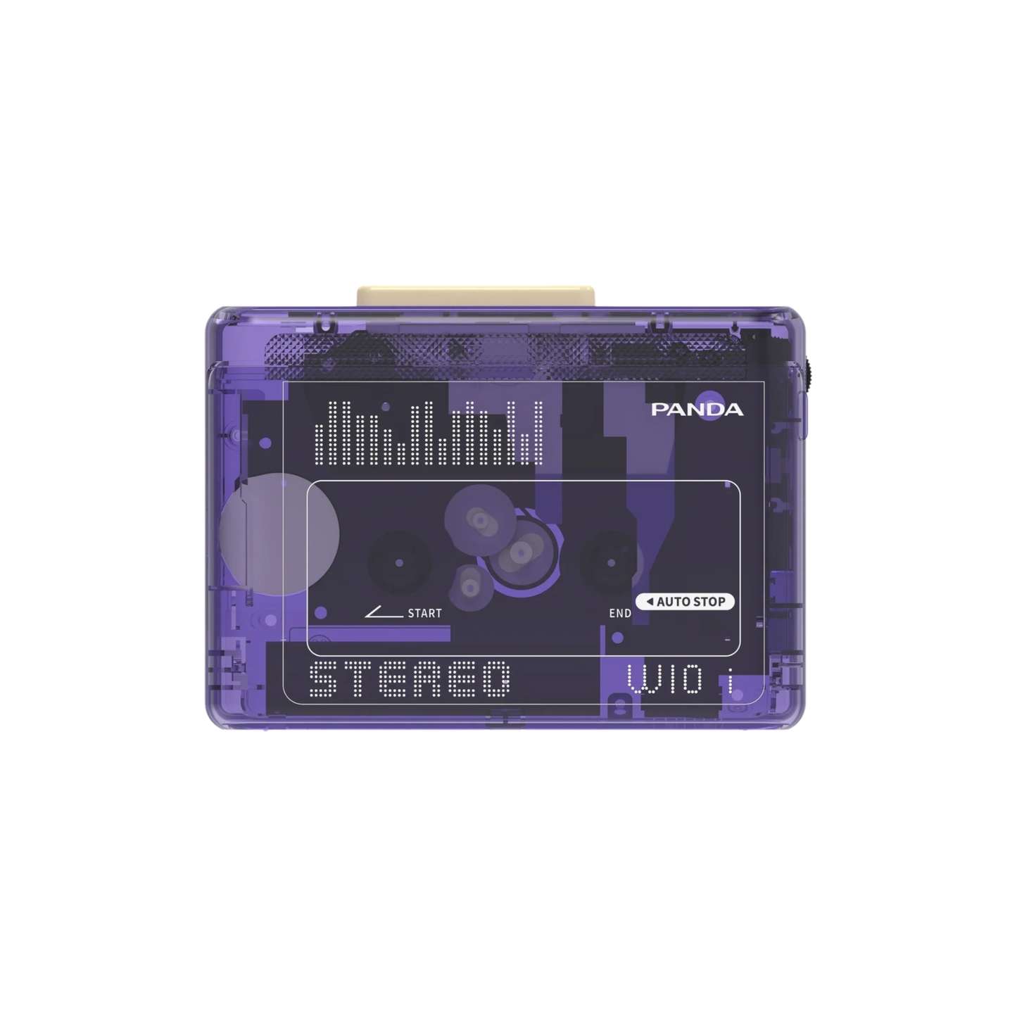 Purple Portable Cassette Player Retro Stereo