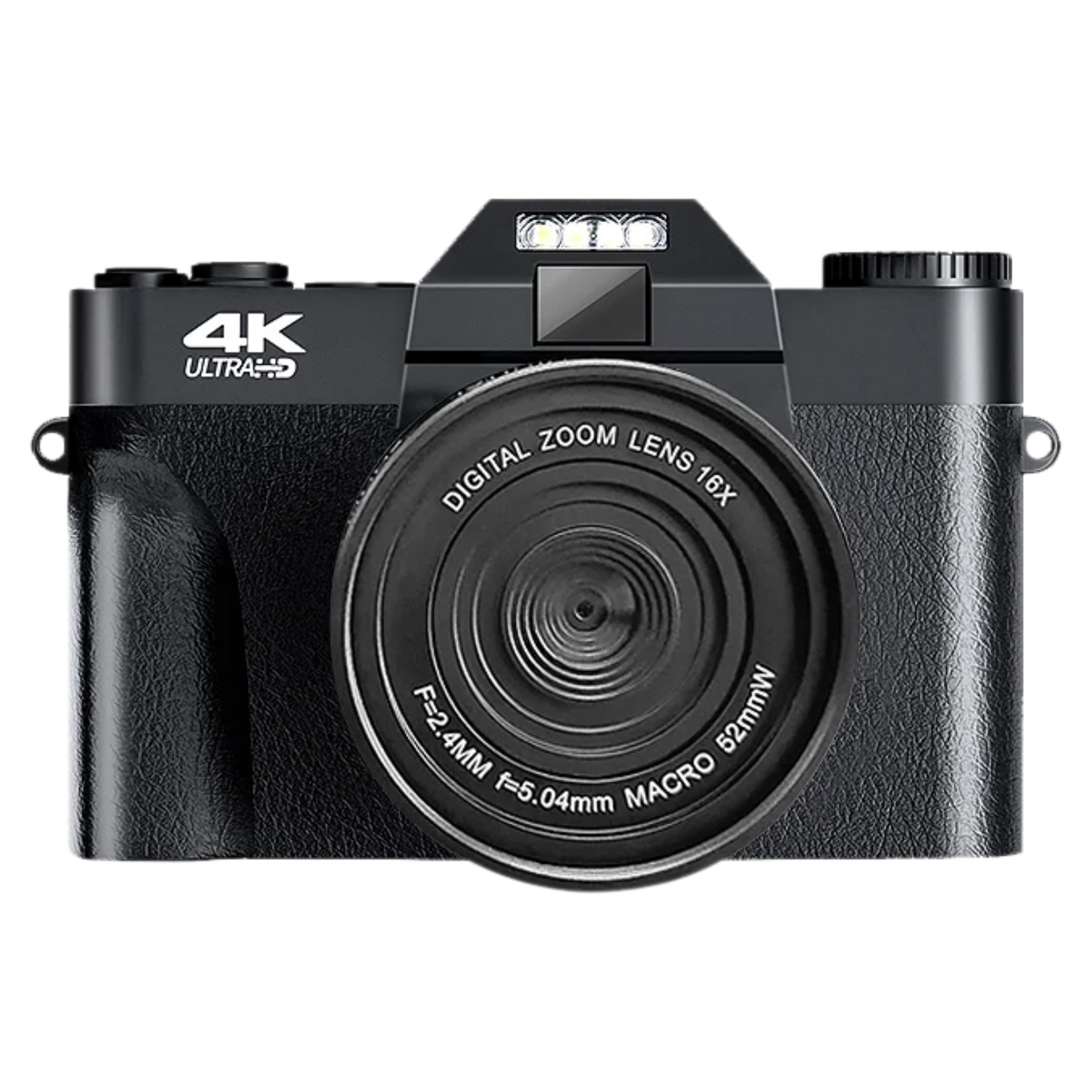 Portable 4K Vlogging Camera with 48MP Sensor & Digital Zoom