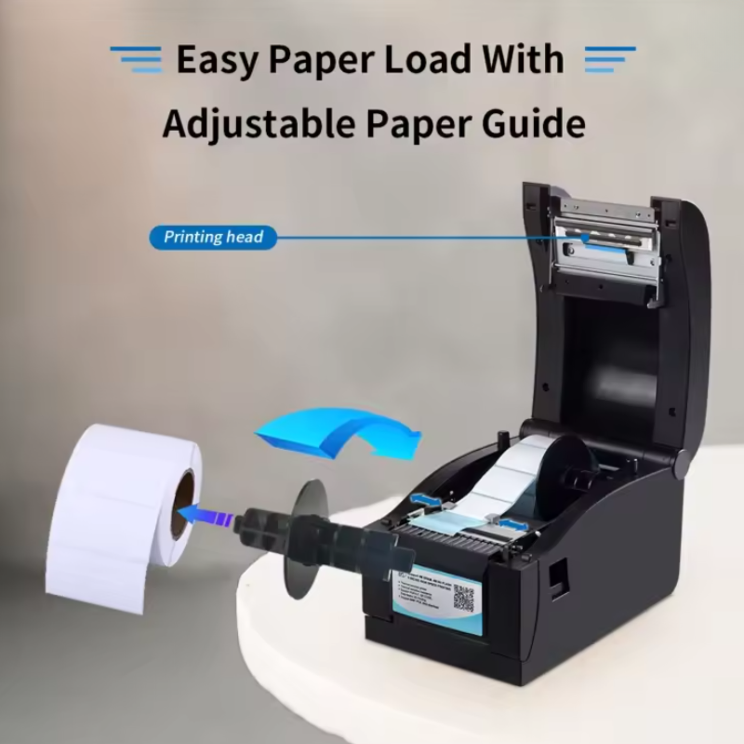 Thermal Label Printer 20-80mm High Speed Barcode Printing
