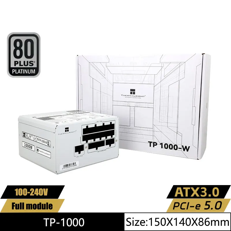 1000W Heavy-Duty Modular Gaming PSU PCIe 5.0 Ready
