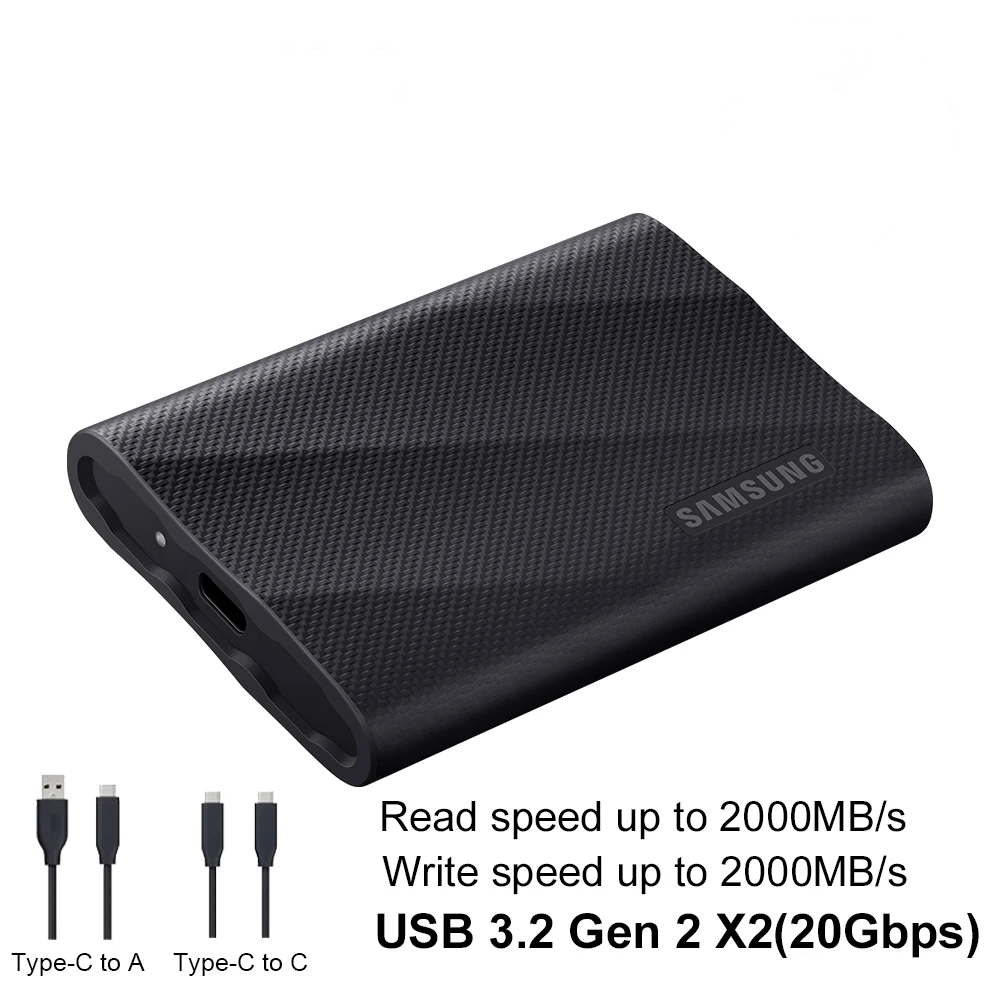 1TB Portable NVMe SSD USB 3.2 Gen2x2 External Drive