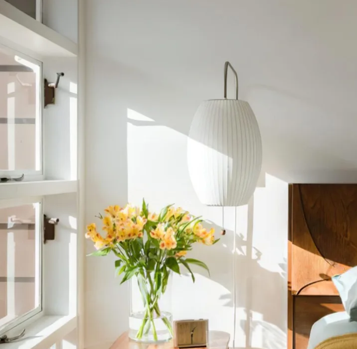Minimalist Silk Wall Lamp with Soft LED Glow