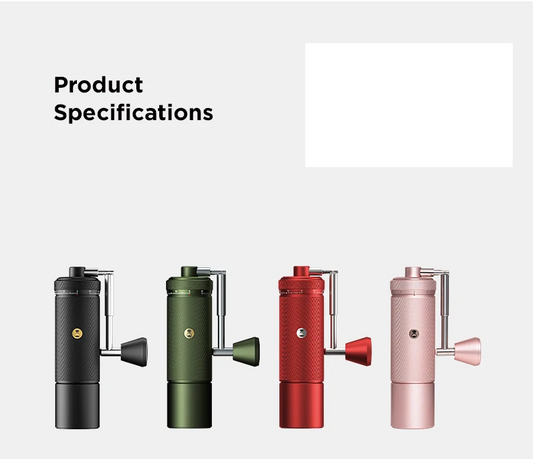 Portable Hand Coffee Grinder Heavy Duty Metal Body