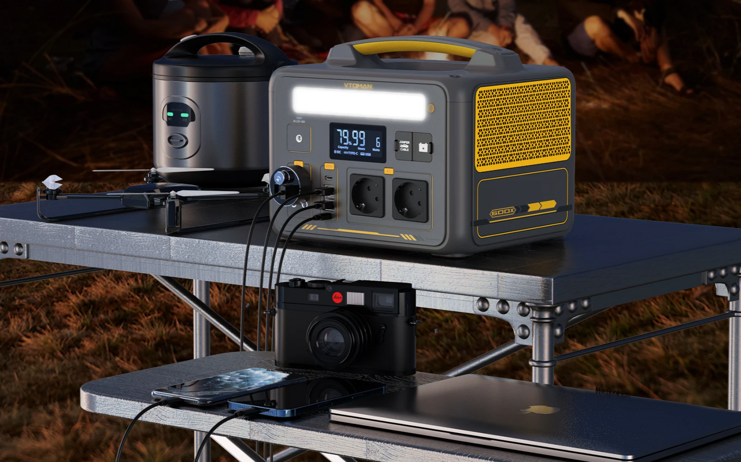 Portable Power Station 299Wh Emergency Backup Generator