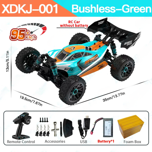 1/14 Brushless 4WD RC Car Racing Blue