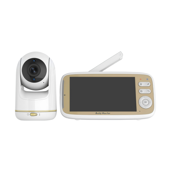 5-Inch Wireless Baby Monitor with Pan Tilt 3X Zoom