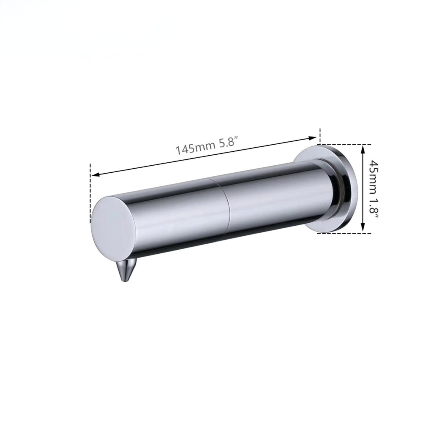 Chrome Smart Wall Mounted Sensor Soap Dispenser 500ml