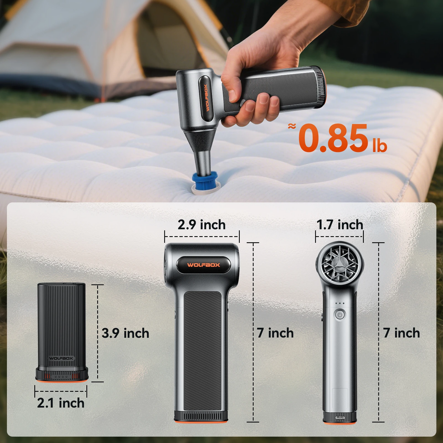 Cordless Air Blower for Car PC and Home Cleaning