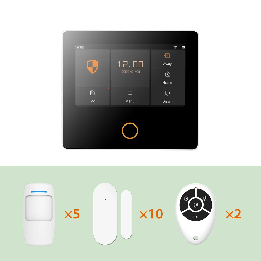 Smart Home Security Kit 18-Piece Touch Screen