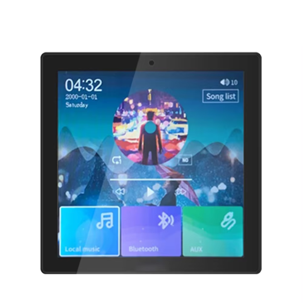 Bluetooth Wall Amplifier with 4.5-Inch Stereo Speakers